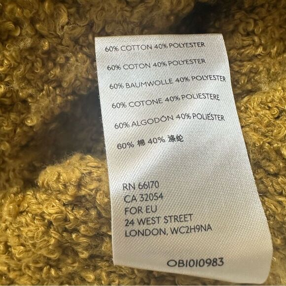 Free People Mustard V-Neck Sweater - Picture 6 of 6